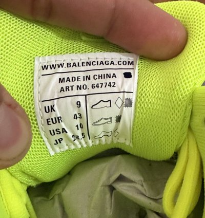 Balenciaga Track Sneaker Fluo Yellow