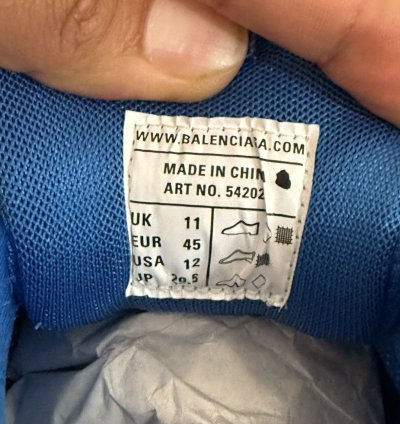 Balenciaga Track Sneaker Screen Blue