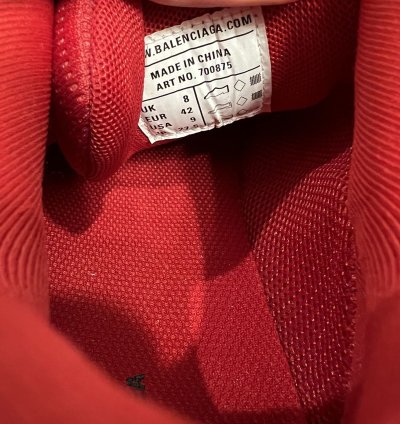 Balenciaga Track Trainer 3 Red size 9 US EU 42