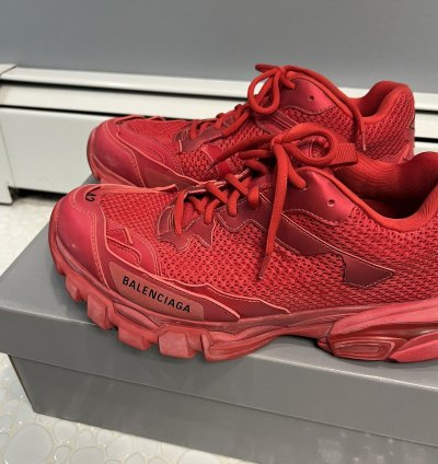 Balenciaga Track Trainer 3 Red size 9 US EU 42