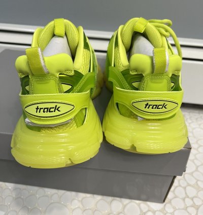 Balenciaga Track Trainer size 10 neon yellow
