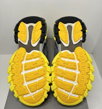 Balenciaga Track Trainer Yellow Grey New