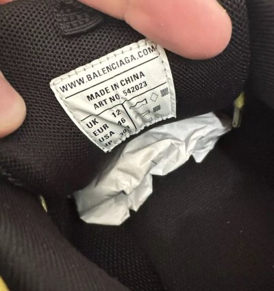 Balenciaga Track Trainer Yellow Grey New