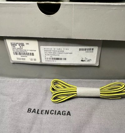 Balenciaga Track Trainer Yellow Grey New