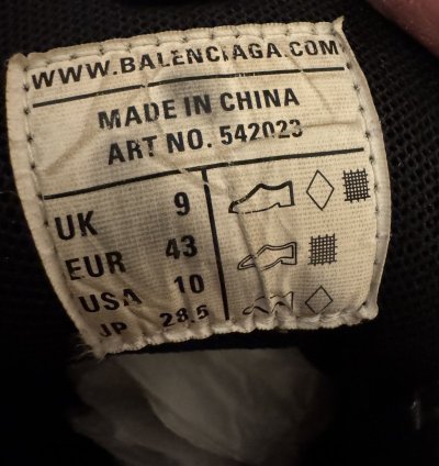 Balenciaga Track Triple Black