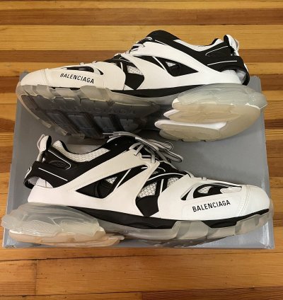 Balenciaga Track white black clearsole