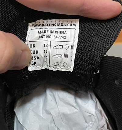 Balenciaga Track white black clearsole