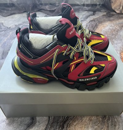 Balenciaga Tracks Bordeaux Yellow