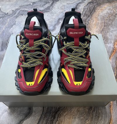 Balenciaga Tracks Bordeaux Yellow