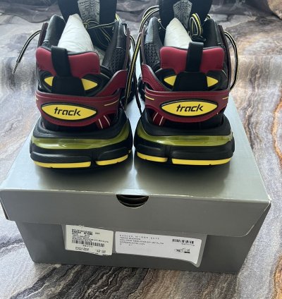 Balenciaga Tracks Bordeaux Yellow