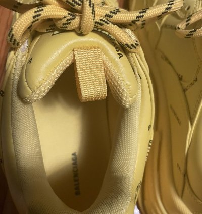 Balenciaga Triple allover logo yellow black