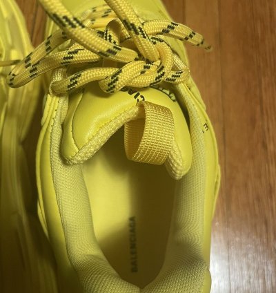Balenciaga Triple allover logo yellow black