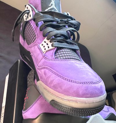Jordan 4 Retro Travis Scott Purple (Friends And Family) Purple Dynasty
