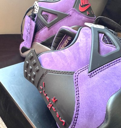 Jordan 4 Retro Travis Scott Purple (Friends And Family) Purple Dynasty