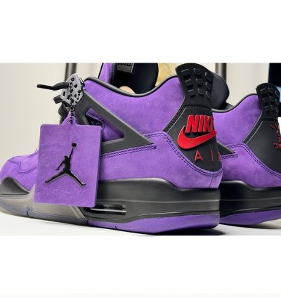 Jordan 4 Retro Travis Scott Purple (Friends And Family) Purple Dynasty