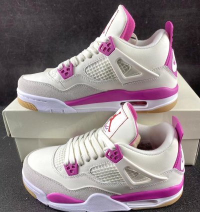 Nike SB x Air Jordan 4 " White Pink "