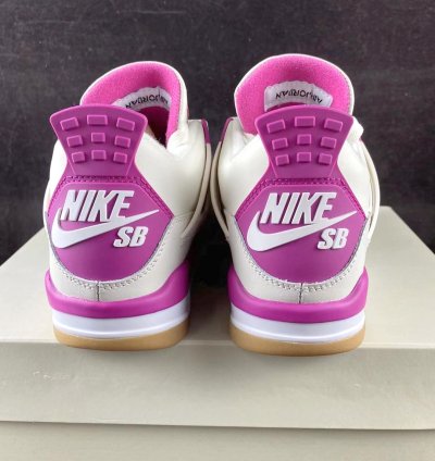 Nike SB x Air Jordan 4 " White Pink "