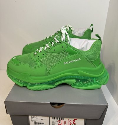 BALENCIAGA Triple Green Trainer Sneakers
