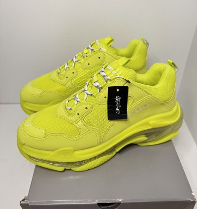 Balenciaga Triple Men Sneakers Fluo Yellow