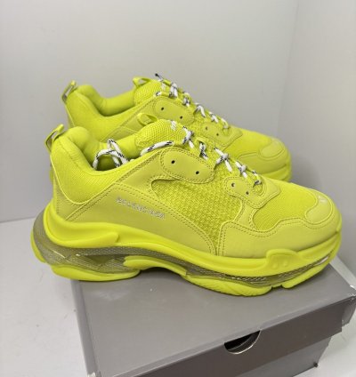 Balenciaga Triple Men Sneakers Fluo Yellow