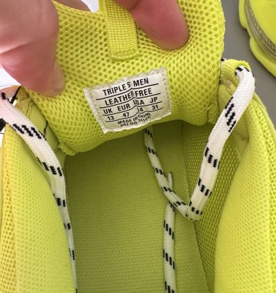 Balenciaga Triple Men Sneakers Fluo Yellow