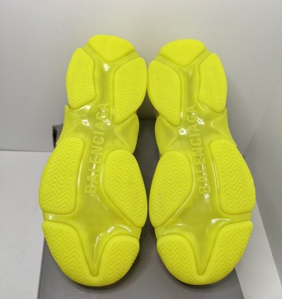 Balenciaga Triple Men Sneakers Fluo Yellow