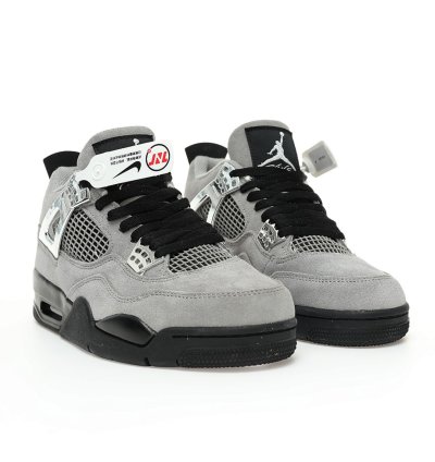 Nike Air Jordan 4 Retro " Iron Neutral Grey Silver " 308497 - 409