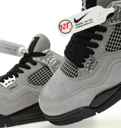 Nike Air Jordan 4 Retro " Iron Neutral Grey Silver " 308497 - 409