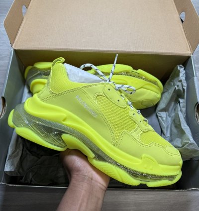 Balenciaga Triple Yellow Clear Sole