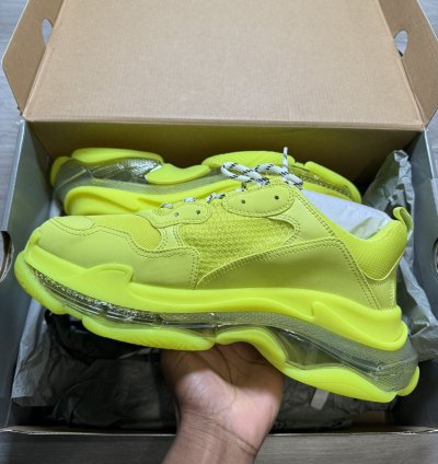 Balenciaga Triple Yellow Clear Sole