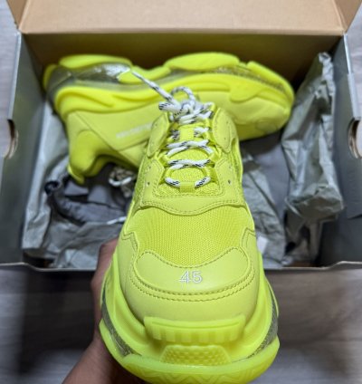 Balenciaga Triple Yellow Clear Sole
