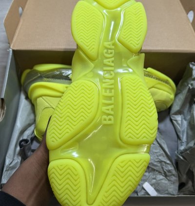 Balenciaga Triple Yellow Clear Sole