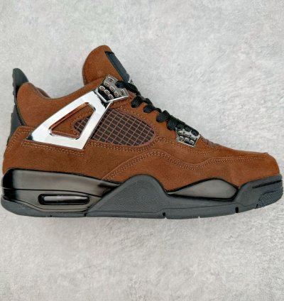 Nike Air Jordan 4 Retro " Silver Brown "