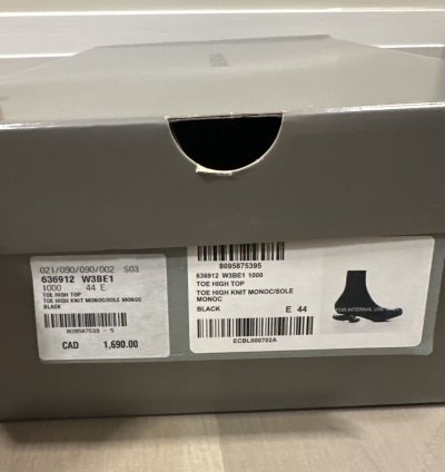 Balenciaga Vibram Five Fingers High-top Sneaker
