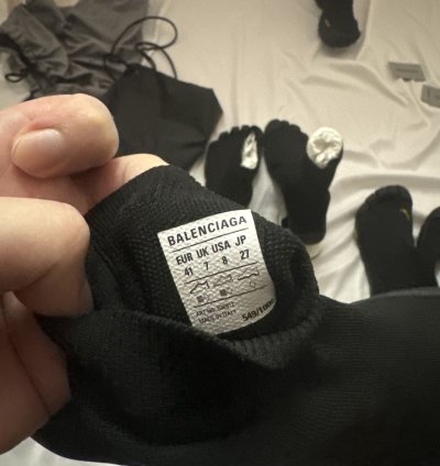 Balenciaga Vibram Toe Shoes Heel version Sz 41