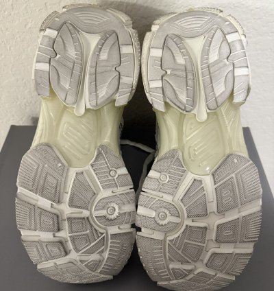 Balenciaga White Runner High Top Sneaker (44)
