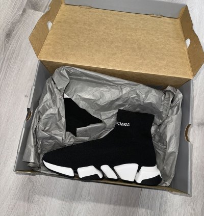 Black Balenciaga Speed LT Sneaker