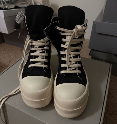 Black Mega Bumper Sneaker Rick owens