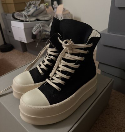 Black Mega Bumper Sneaker Rick owens