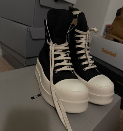 Black Mega Bumper Sneaker Rick owens
