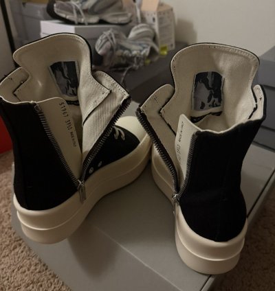 Black Mega Bumper Sneaker Rick owens