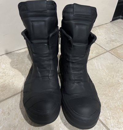 Black Rick Owen Performa Tape Geobaskets