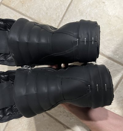 Black Rick Owen Performa Tape Geobaskets