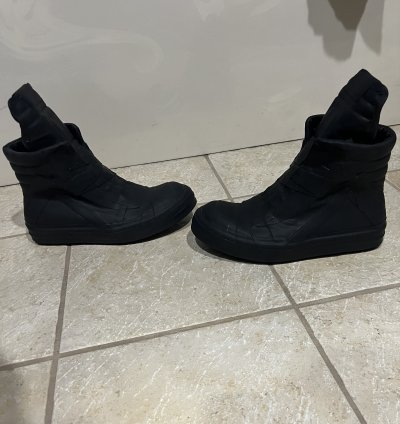 Black Rick Owen Performa Tape Geobaskets