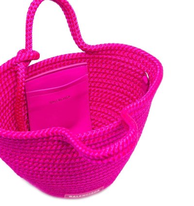 Balenciaga Small Ibiza Woven Basket Bag