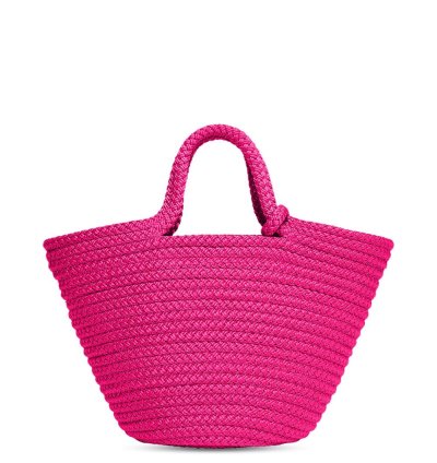 Balenciaga Small Ibiza Woven Basket Bag