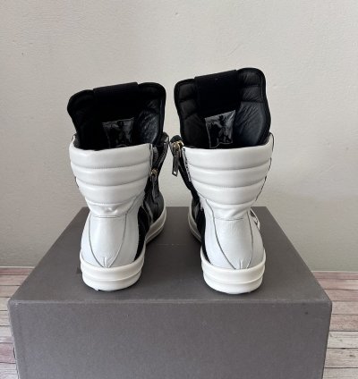 black white Geobasket sneakers 43 NEW laces dust bag ITALY