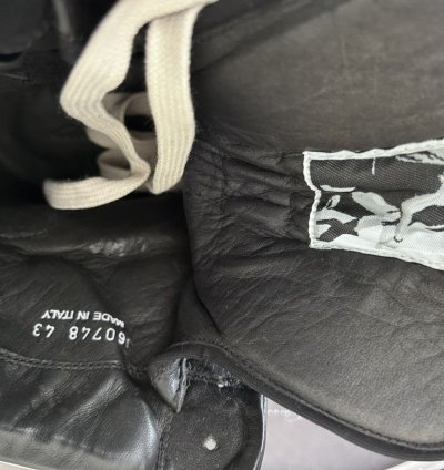 black white Geobasket sneakers 43 NEW laces dust bag ITALY