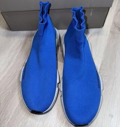 Blue Balenciaga Speed Trainer