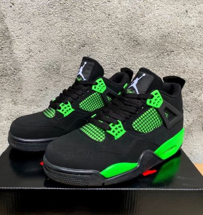 Jordan 4 Retro " Green Thunder " Sneakers